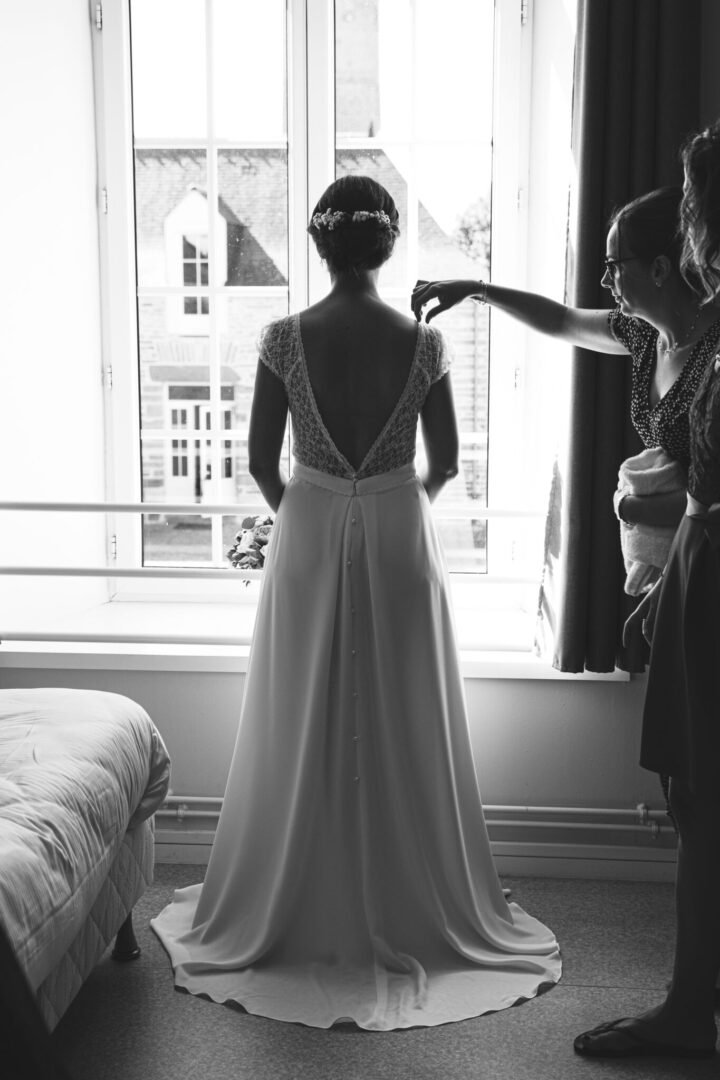 Robe de mariée Marie Laporte  - Mariage au Château des Pères